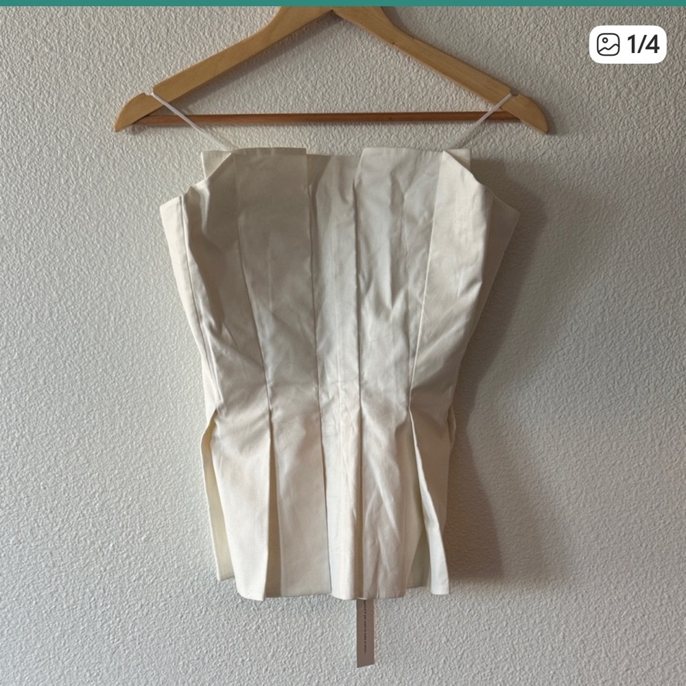 NWT Reformation Ashlyn Strapless Top - Picture 5 of 9